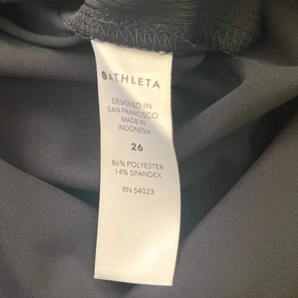 Athleta Brooklyn black ankle pants Sz 26 plus size pockets NWT NEW - Picture 9 of 13
